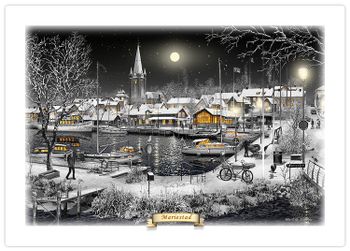 Tallriksunderlägg Mariestad Natt