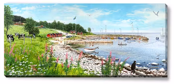 Canvas Kattvik 112 x 50 x 2,5 cm.