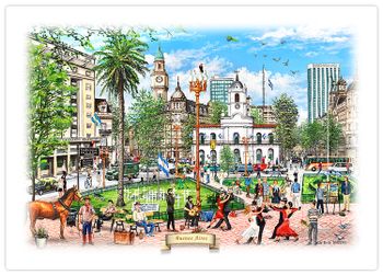 Tallriksunderlägg Buenos Aires Vänster