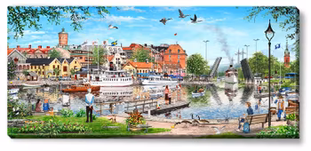 Canvas Trollhättan 112 x 50 x 2,5 cm.