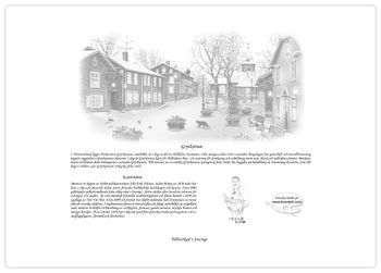 Tallriksunderlägg Grythyttan Vinter
