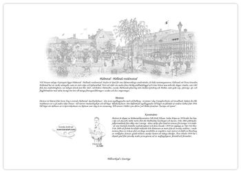 Tallriksunderlägg Halmstad Stora Torg