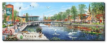 Canvas Halmstad Nissastrand 160 x 60 x 3 cm