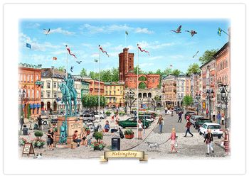 Tallriksunderlägg Helsingborg