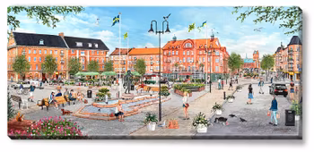 Canvas Hässleholm 112 x 50 x 2,5 cm.