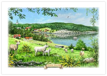 Tallriksunderlägg Fjärås Bräcka