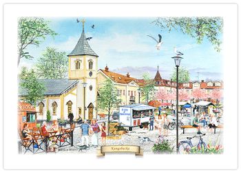 Tallriksunderlägg Kungsbacka Torg Vänster