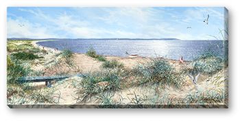 Canvas Mellbystrand 64 x 29 x 2 cm.