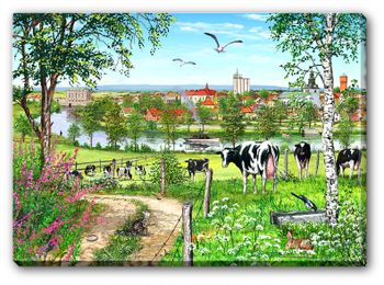 Canvas Köpingelandet 70 x 50 x 3 cm