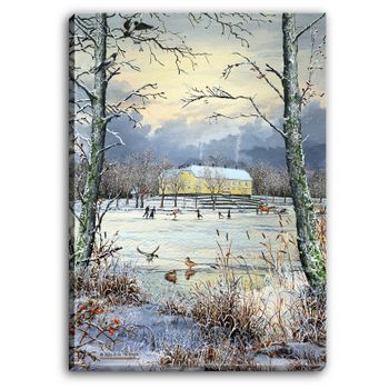 Canvas Vallens Slott 50 x 70 x 3 cm