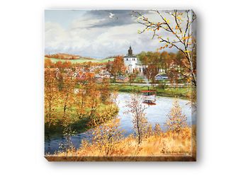 Canvas Laganhöst 35 x 35 x 2 cm.
