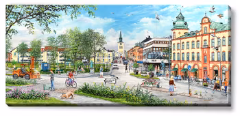 Canvas Ljungby 112 x 50 x 2,5 cm.