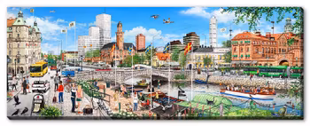 Canvas Malmö 160 x 60 x 3 cm
