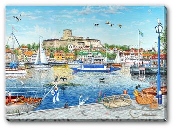 Canvas Marstrand Sommar 70 x 50 x 3 cm