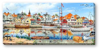 Canvas Smögen 64 x 29 x 2 cm.