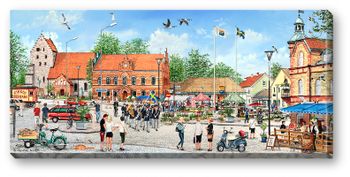 Simrishamn Canvas 64 x 29 x 2 cm.