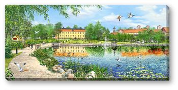 Canvas Sollentuna Edsbergs Slott64 x 29 x 2 cm.