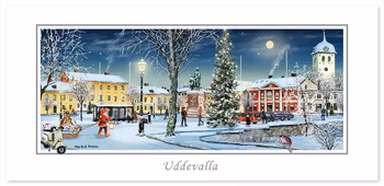 Julkort Uddevalla Torget