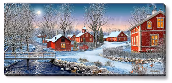 Canvas Åkersberga Wira Bruk 112 x 50 x 2,5 cm.