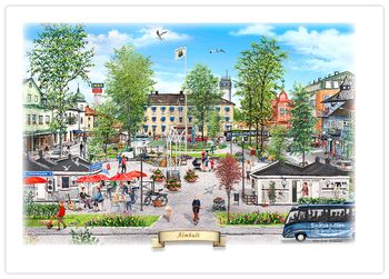 Tallriksunderlägg  Älmhult Stadshus