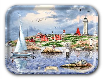 Bricka Göteborg Vinga 27 x 20 cm