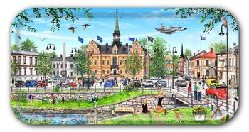 Bricka Söderhamn 43 x 22 cm