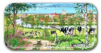 Bricka Laholm Köpingelandet 43 x 22 cm