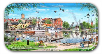 Bricka Trollhättan 43 x 22 cm
