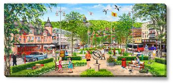 Canvas Huskvarna 112 x 50 x 2,5 cm.