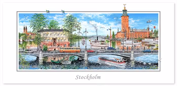 Vykort Stockholm Strömsborg Stadshus