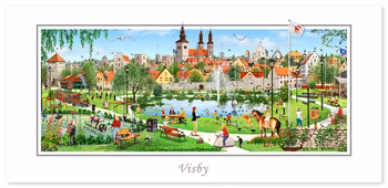 Vykort Visby