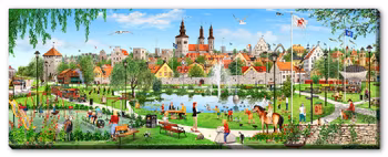 Canvas Visby 160 x 60 x 3 cm