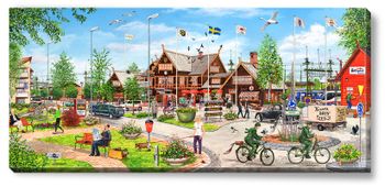 Canvas Boden 112 x 50 x 2,5 cm.