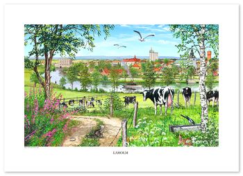 Poster Laholm Köpingelandet 70 x 50 cm