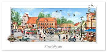 Vykort Simrishamn