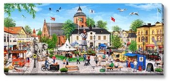 Canvas Skänninge 112 x 50 x 2,5 cm.