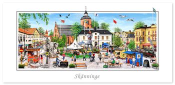 Vykort Skänninge