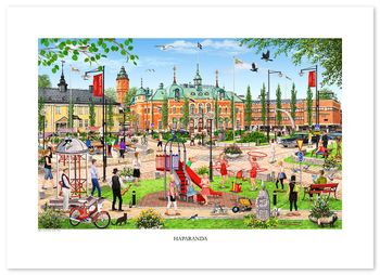 Poster Haparanda 70 x 50 cm