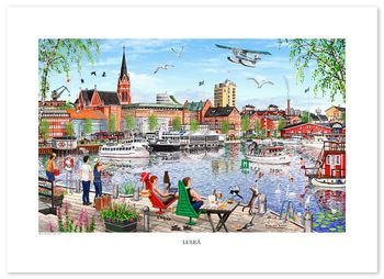 Poster Luleå 70 x 50 cm