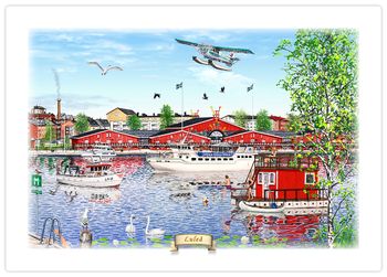 Tallriksunderlägg  Luleå Höger