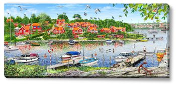 Canvas Karlskrona Brändaholm 112 x 50 x 2,5 cm.