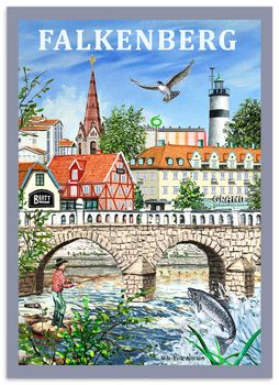 Poster Falkenbergcollage 50 x 70 cm