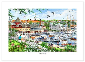 Poster Strömstad 70 x 50 cm