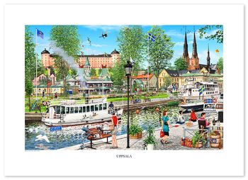 Poster Uppsala 70 x 50 cm