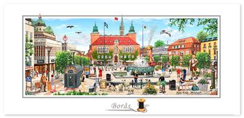 Vykort Borås