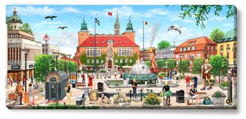 Canvas Borås 112 x 50 x 2,5 cm.