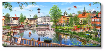Canvas Mjölby 112 x 50 x 2,5 cm.