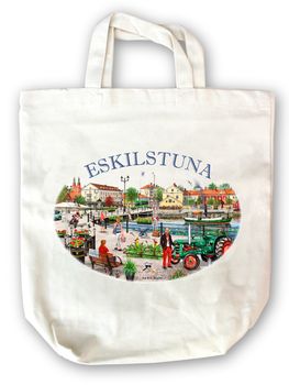 Tygkasse Eskilstuna Rådhusbron 39 x 44 cm