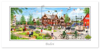 Vykort Boden