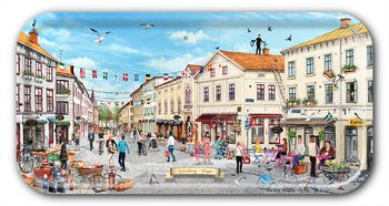 Bricka Göteborg Haga Sommar 43 x 22 cm